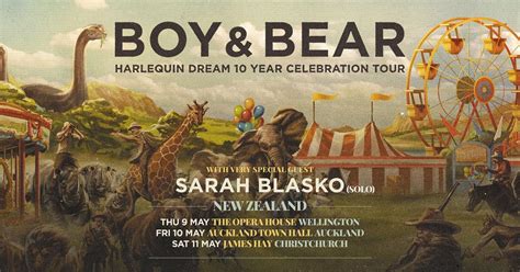 Boy & Bear - Live at Auckland Town Hall, Auckland NZ, Auckland Town ...