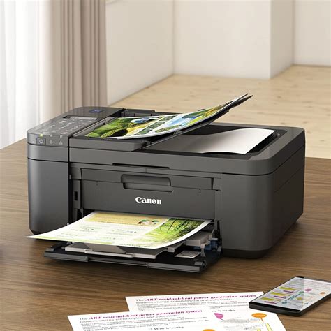 Canon E4570 All-in-One Wi-Fi Ink Efficient Colour Printer with FAX/ADF ...
