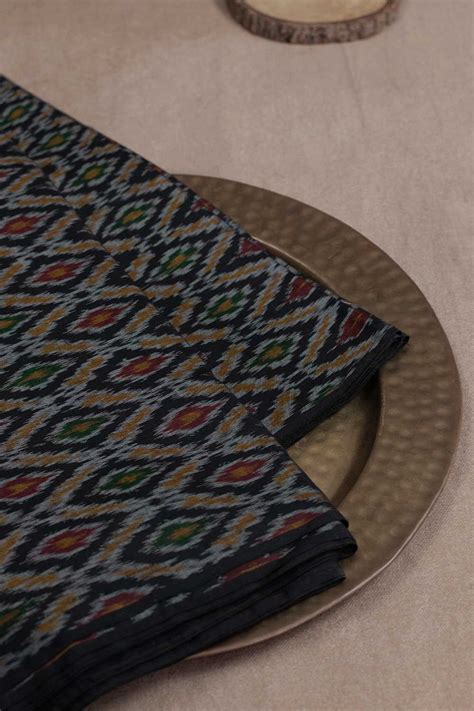 Ikat Fabrics - Classic pure Handwoven Ikat Silk Cotton Fabrics – Matkatus