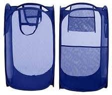 Kuber Industries Nylon Mesh Laundry Basket|Sturdy Material & Durable ...