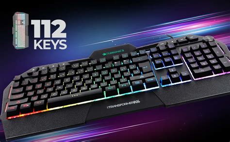 Amazon.in: Buy Zebronics Zeb-Transformer K4 Gaming Keyboard with 16 RGB ...