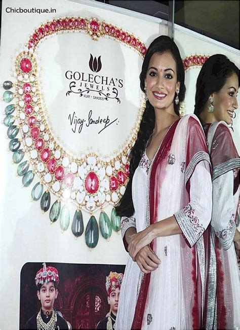 Dia Mirza launched Diwali collection of jewelry Golecha ...