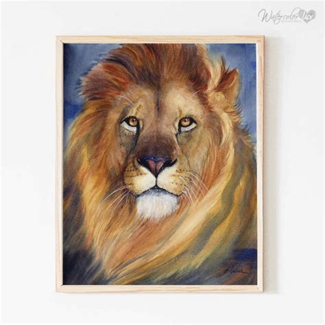 African Lion Reproduction Art 的图像结果