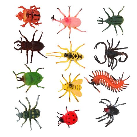 Buy 12 Assorted Figure Realistic Bugs Scary Creatures S Online at ...