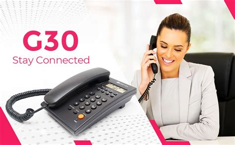 Beetel G30, TEC Certified, Caller ID Corded Landline Phonelcd Display ...