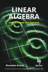 Linear Algebra: Concepts and Applications 254pp/PB: Buy Linear Algebra ...