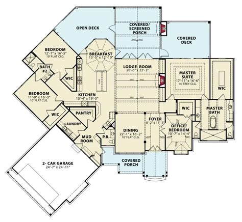 Craftsman Two Story 4 Bedroom Floor Plans Step Into This Lavish