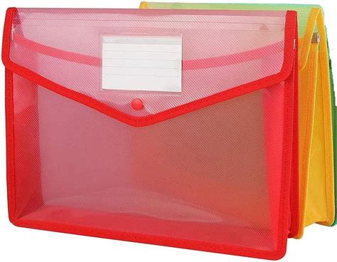 SPS File Folder, Transparent Poly-Plastic A4/Foolscap Documents File ...
