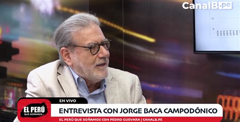 Exministro Jorge Baca Campodónico dice que el pago de AFP y EsSalud ...