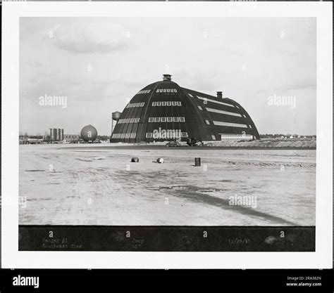 Hangar #1, Naval Air Station, Southeast View, South Weymouth, Massachusetts Stock Photo - Alamy