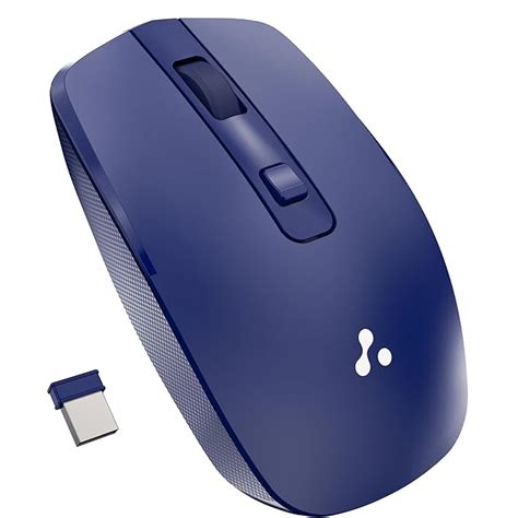 Ambrane Wireless Mouse with 2.4GHz, USB Nano Dongle, Silent Click ...