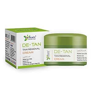BIO-REACH DE-TAN TAN REMOVAL CREAM | Skin Tone Brightnes Cream | For ...