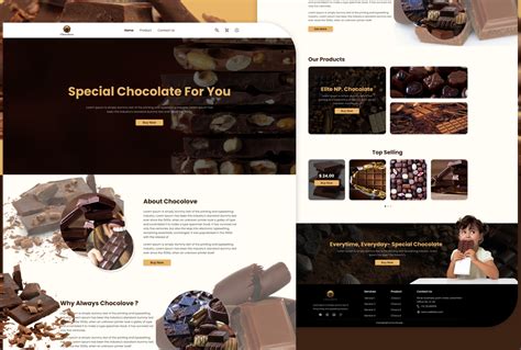 Chcoclate Website Coding 的图像结果
