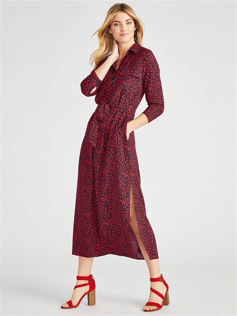 Scoop + Maxi Shirt Dress with Belt