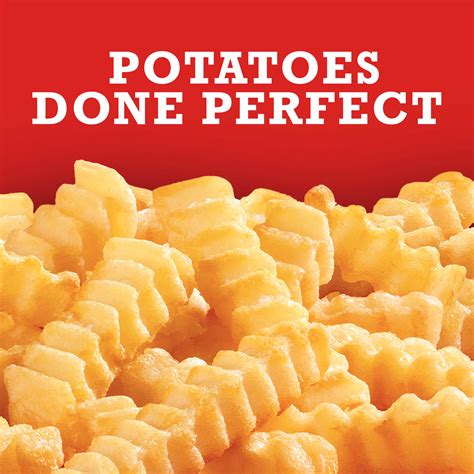Extra Crispy Crinkles French Fries Fried Microwavable Frozen Potatoes ...