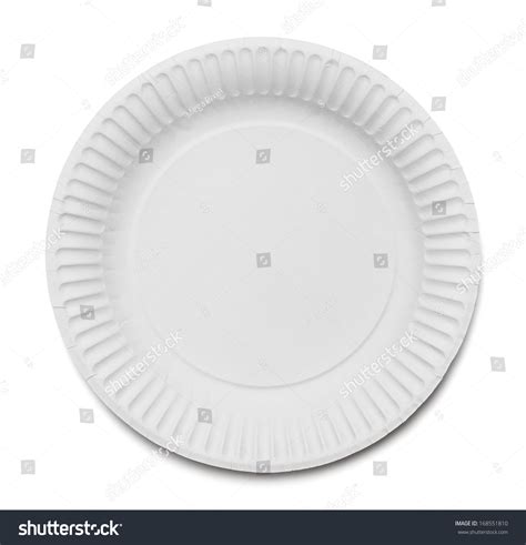 White Paper Plate