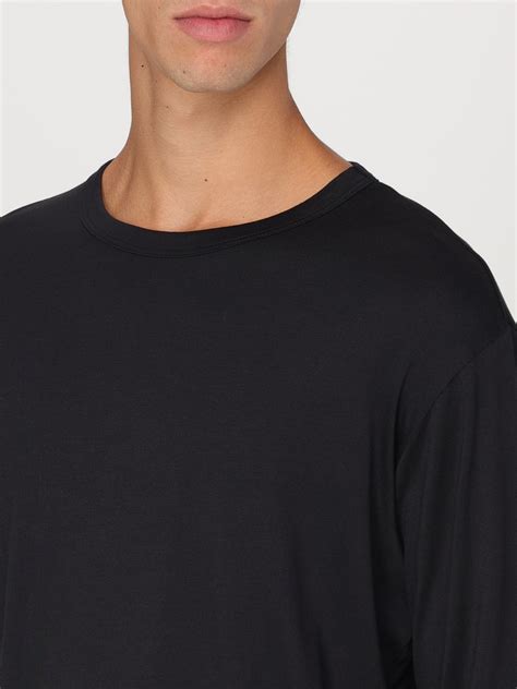PAOLO PECORA: T-shirt men - Black | Paolo Pecora sweater F0614045 ...