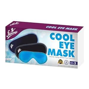 Flamingo Cool Eye Mask (2 Pack) – Reusable Gel Masks for Puffy, Screen ...