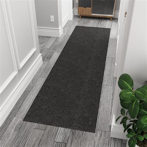 Amazon.com: Ottomanson 6'6" x 2' Hallway Runner with Scraper Pile ...