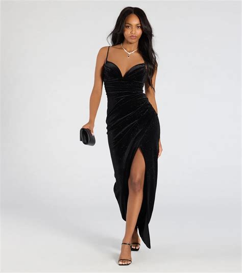 Womens Velvet Dress