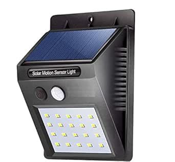 RIVET ENTERPRISE 20 LED Weatherproof Wireless Security Solar Light with ...