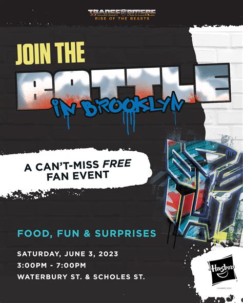 Hasbro's 'Transformers: Battle In Brooklyn' Fan Event Will Take Over ...