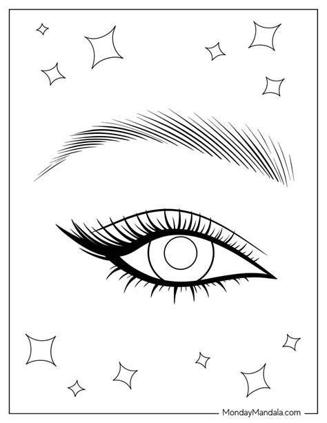 Free Printable Makeup Coloring Pages