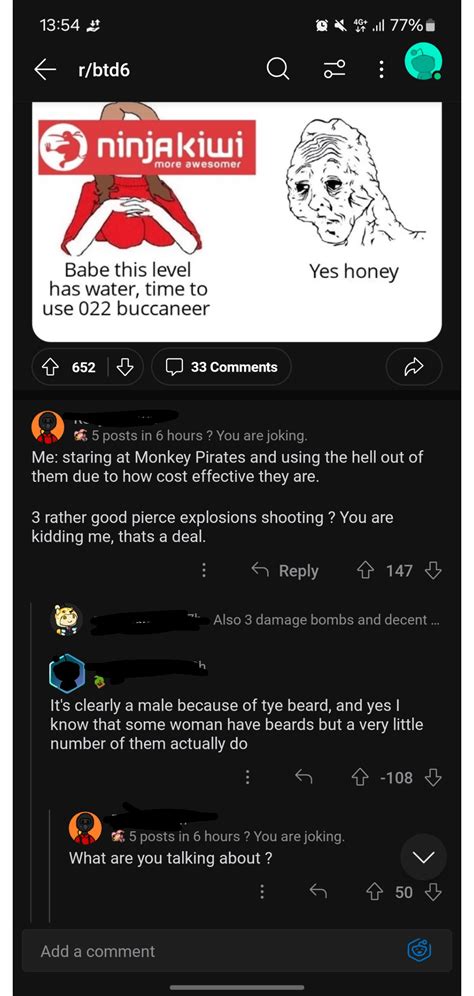 People here arguing about a monkey's gender while the comment has it in plural : r ...