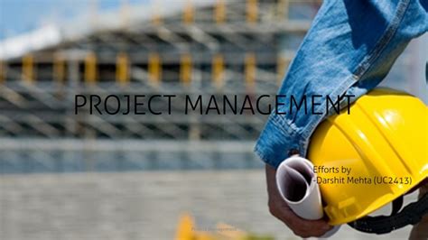 Project Management | CEPT - Portfolio