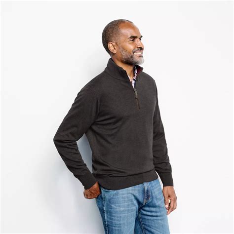 Merino Wool Quarter-Zip Sweater 2.0 28RZ CHRCL – The Duck Blind