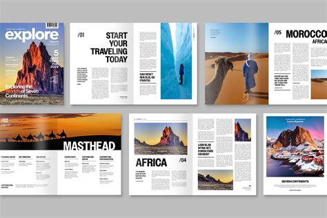 Modern Magazine Template [Indesign, INDD] - BrandPacks
