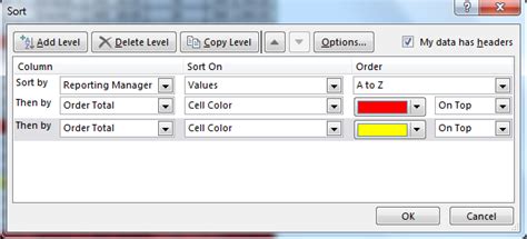 Image result for Excel Sorting Problems