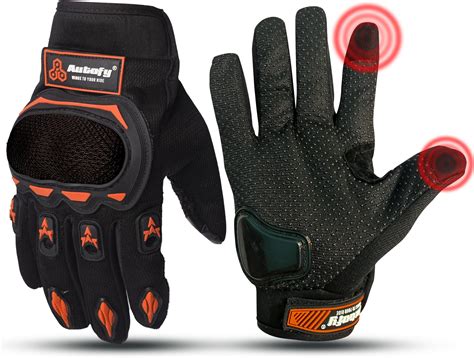Autofy FANTOM Bike Riding Gloves TPR Knuckle Protection Touchscreen ...