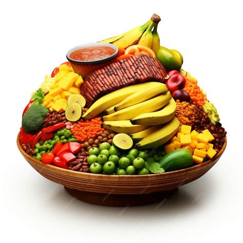 Premium AI Image | National food of Congo Free State The with white ba