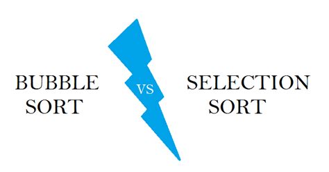 Image result for Selection Sort Vs Bubble Sort