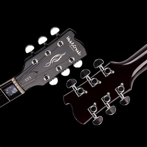 Buy WestCreek 333 Electric Guitar with 6 String，Semi Hollow Body Jazz ...