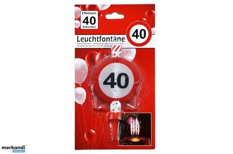 40th Birthday Celebration Fountain with 40 sec. Lighting Time – A ...