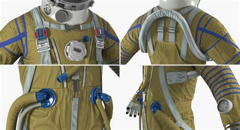 Space Suit Strizh with SK 1 Helmet 3D model | 3D Molier International