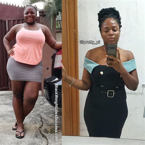 Precious lost 54 pounds/24kg - Black Weight Loss Success