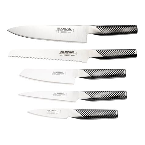 Buy Global Knives | Hikaeme 6 Piece In-Drawer Kitchen Knife Dock Set ...