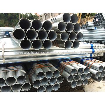 China Galvanized Steel Pipe Non-alloy Steel Pipe BS EN10255 Standard on ...