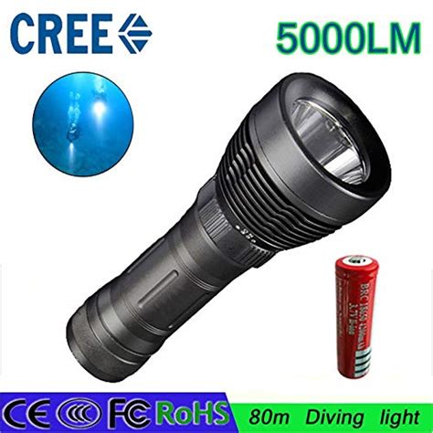RAISSER® : z30 cree xlm t6 flashlight LED torch IP8 Waterproof 5000 ...