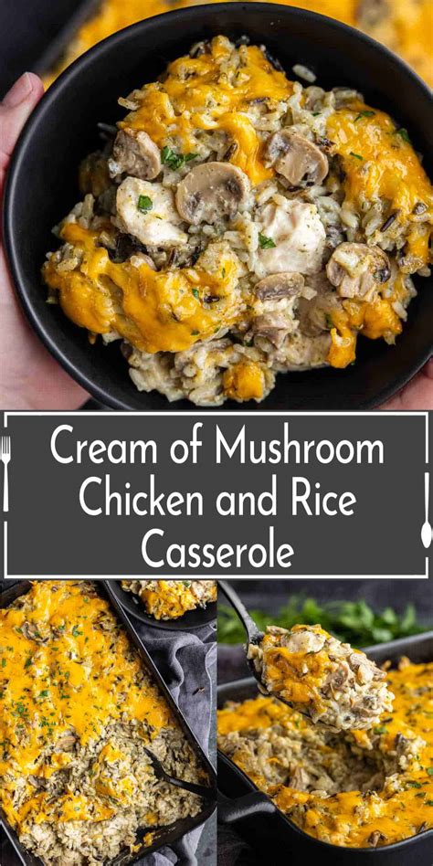 Cream of Mushroom Chicken and Rice Casserole - Home. Made. Interest.