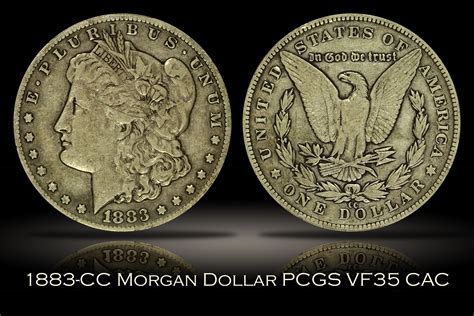 Michael Kittle Rare Coins - 1883-CC Morgan Dollar PCGS VF35 CAC