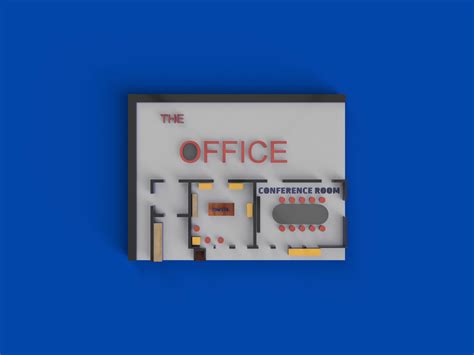 STL file The Office Floor Plan (Dunder Mifflin Inc)・3D print model to ...