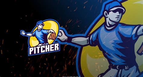Baseball Pitcher Logo 的图像结果