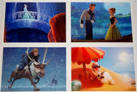 Buy Disney's Frozen Set of Four Lithograph Prints in Decorative Folder ...