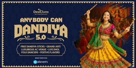 AnyBody Can Dandiya 5.0 - Palace Grounds Tickets, Kings Court, Palace ...