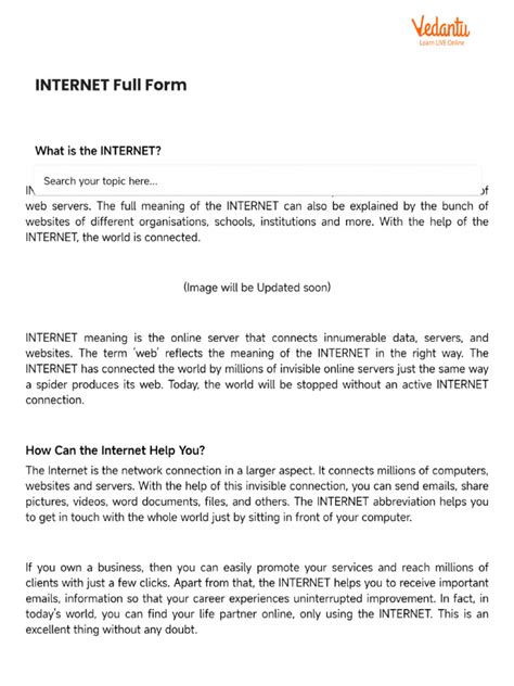 Internet Full Form 的图像结果