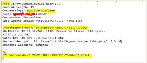 JSON HttpPost Request Using Java 的图像结果